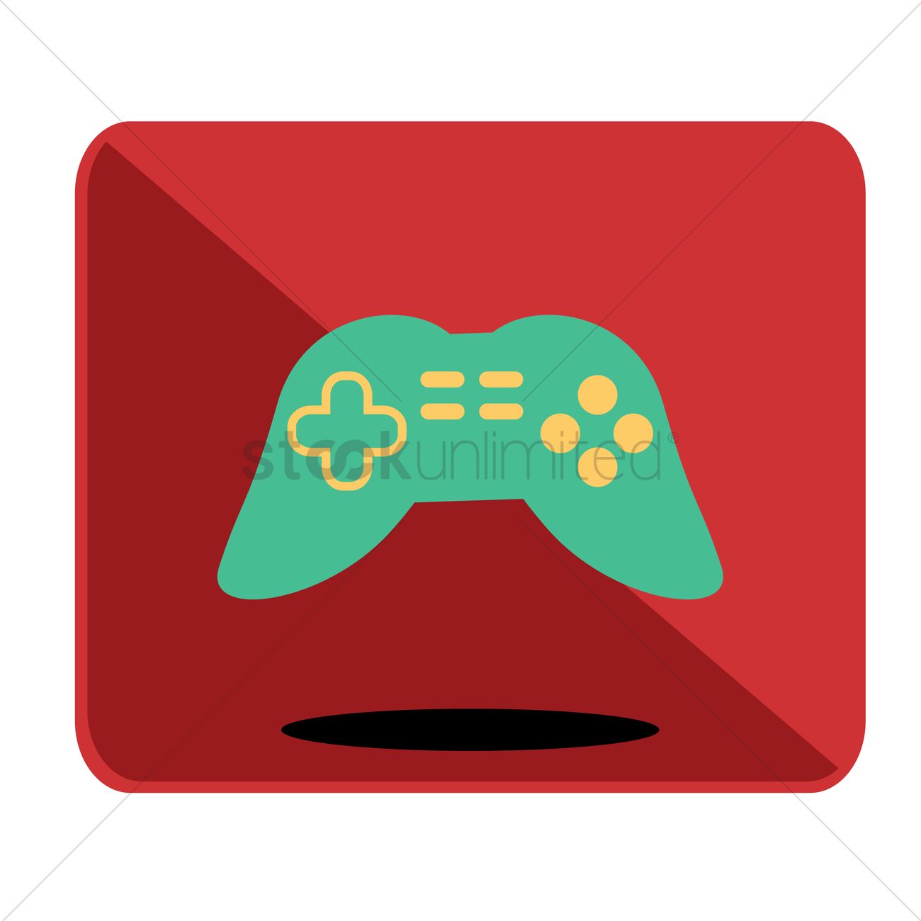 1300x1300 Free Game Controller Icon Vector Image