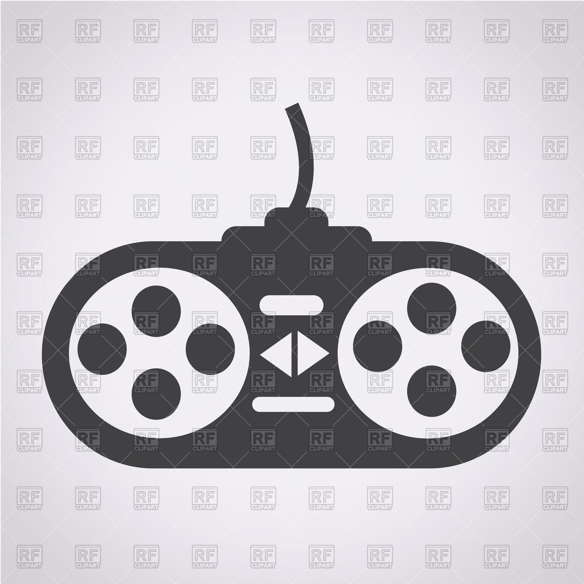 1200x1200 Game Controller Icon Vector Image Vector Artwork Of Signs