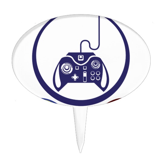 540x540 Unique Game Controller Icon Vector Art Cake Topper