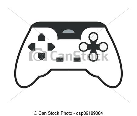 450x379 Flat Design Game Controller Icon Vector Illustration Vector