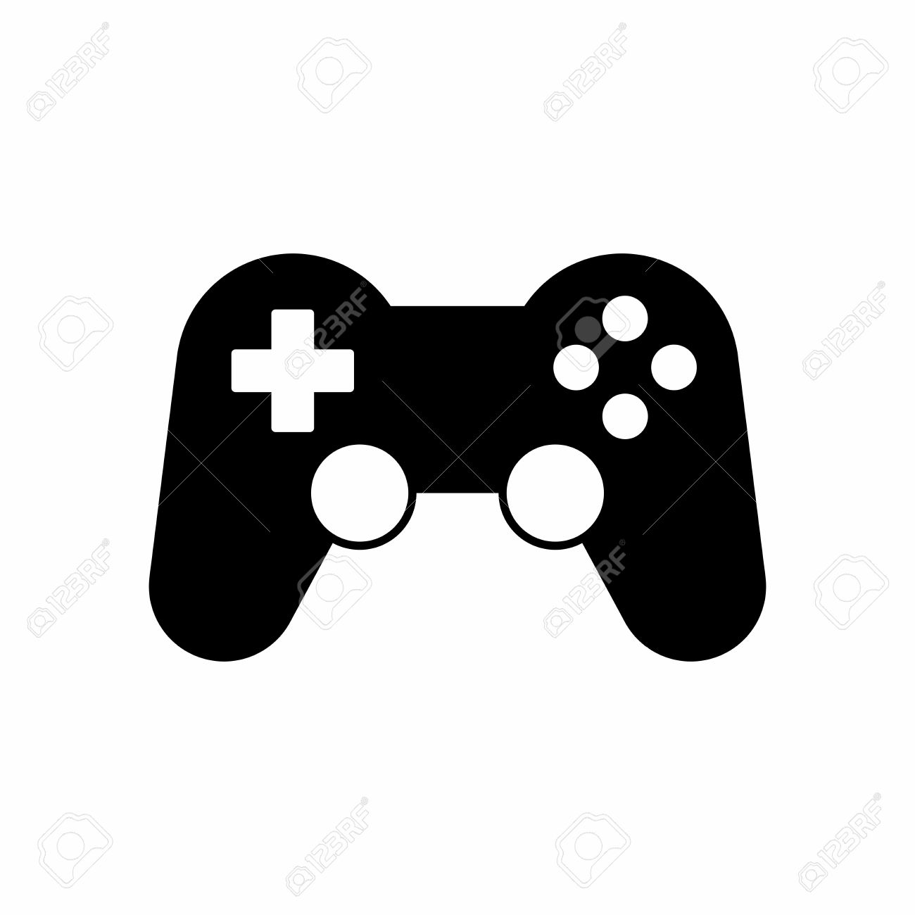 1300x1300 Game Controller Icon Vector