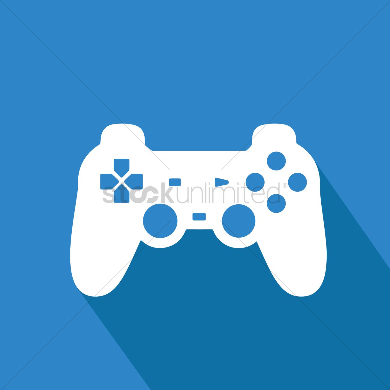 1300x1300 Video Game Controller Vector Image