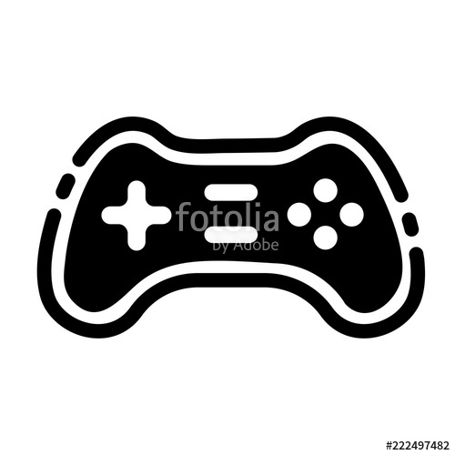 500x500 Game Controller Solid Illustration Stock Image And Royalty Free