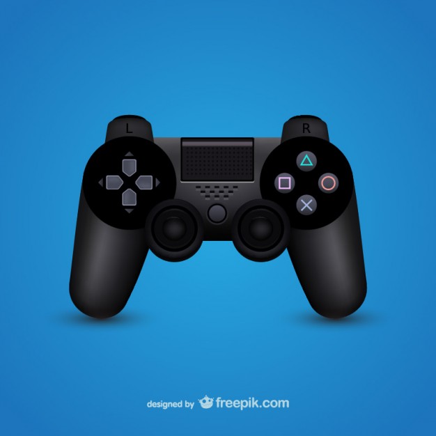 626x626 Game Controller Illustration Vector Free Download