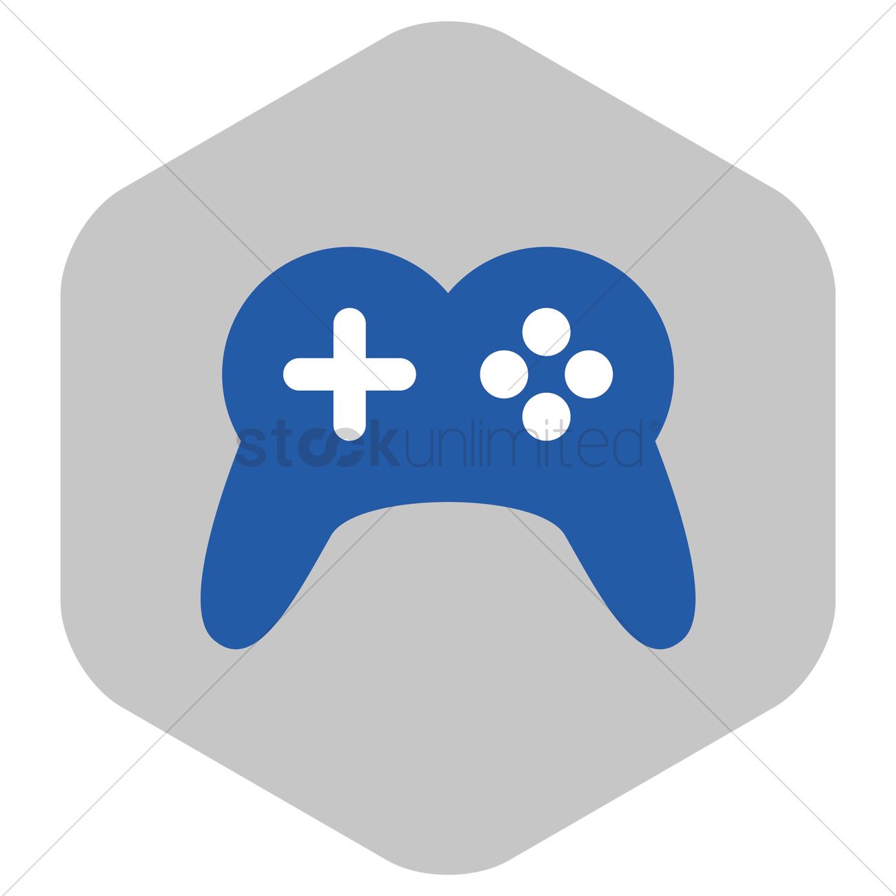 1300x1300 Free Game Controller Vector Image
