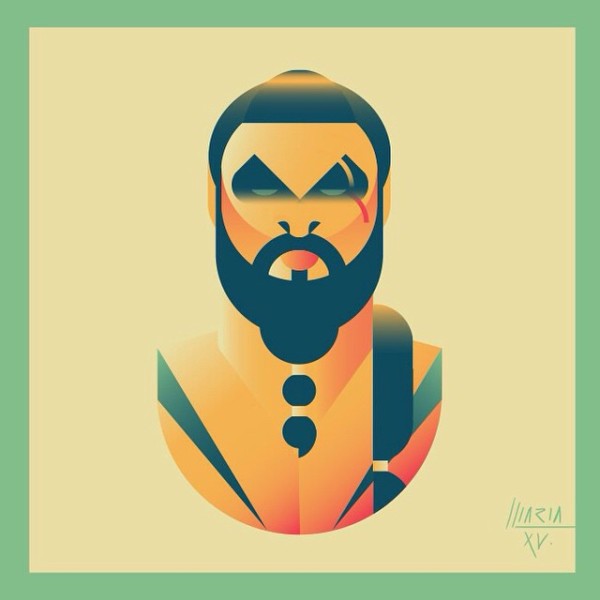 600x600 Game Of Thrones Vector Portraits Maria I Piquer