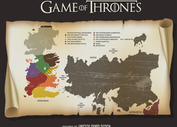 602x431 Game Of Thrones Map Free Vector Download 369865 Cannypic
