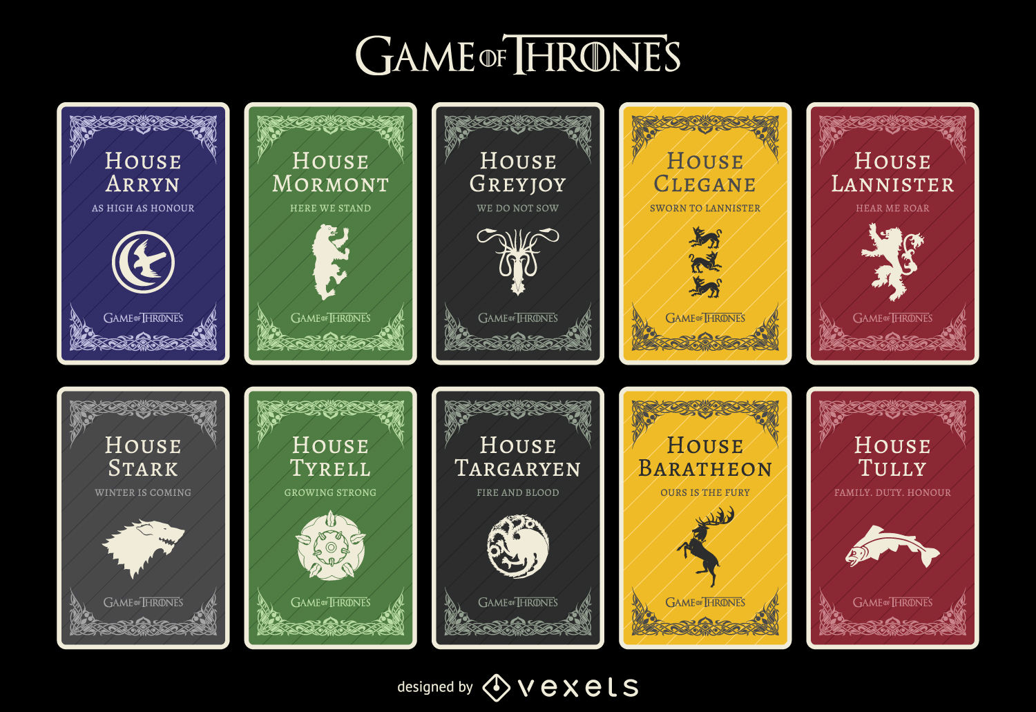 1500x1031 Game Of Thrones Houses
