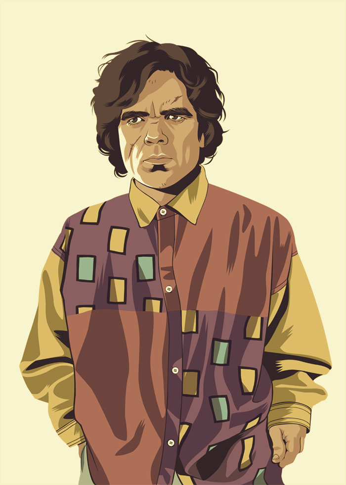 700x980 Vector Game Of Thrones Characters Illustrated In A Strange But