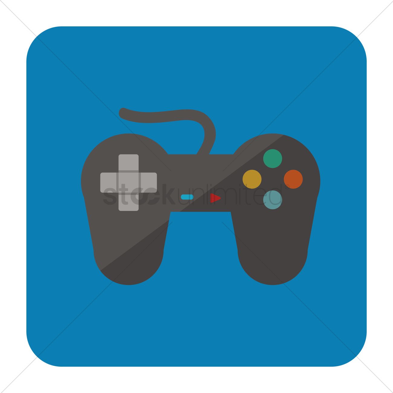 1300x1300 Gamepad Vector Image