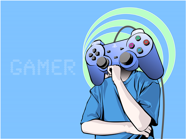 600x450 Gamer Vector On Behance