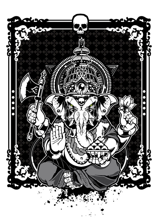 550x773 Ganesha Vector Art By Biancazcurze