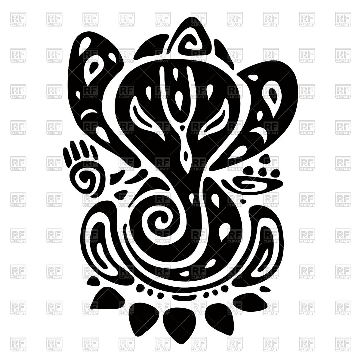 1200x1200 Hindu God Ganesha Vector Image Vector Artwork Of Signs, Symbols