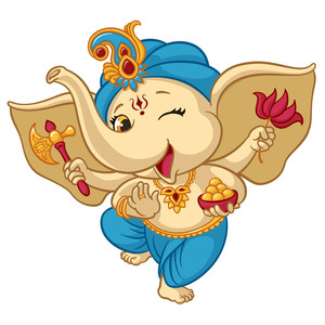 300x300 Ganesha Vector Royalty Free Vectors