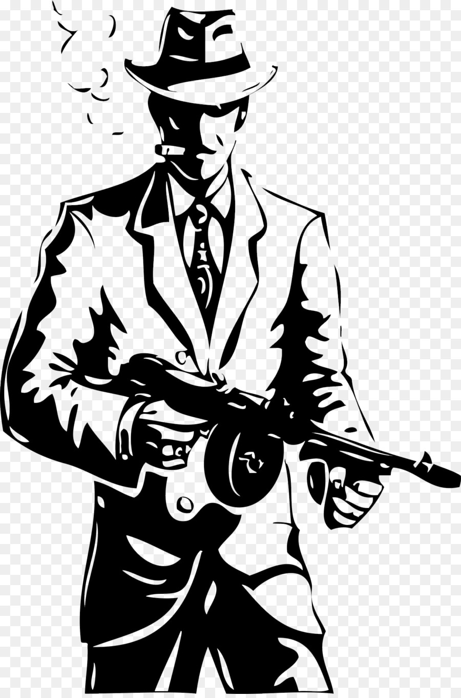 900x1360 Vector Graphics Drawing Gangster Illustration Image