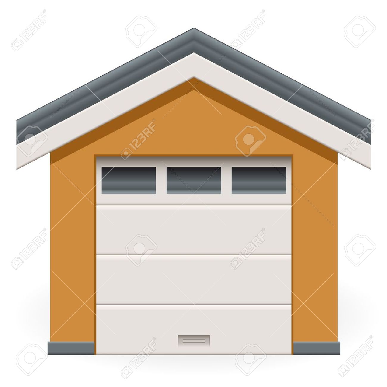 1300x1300 Garage Door Clipart