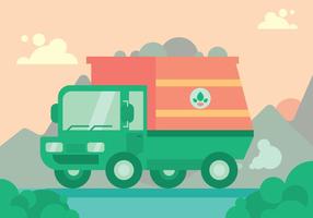 286x200 Garbage Truck Free Vector Art