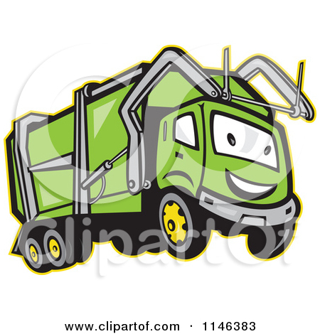 450x470 Trash Truck Clipart