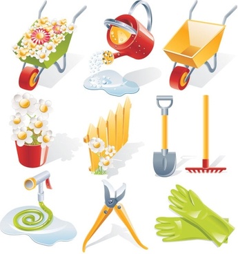 345x368 Garden Tools Vector Free Vector Download (2,453 Free Vector) For