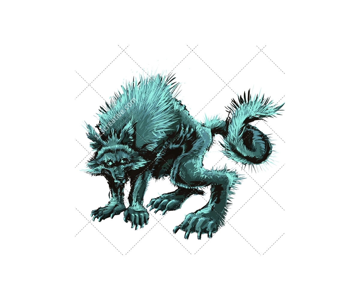 1200x1000 Werewolf Vector