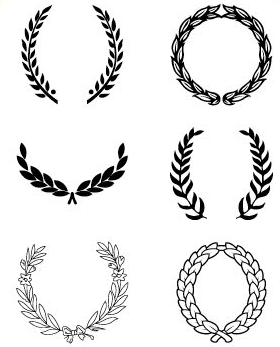 280x347 Free Vector Wreath, Weath , Garland