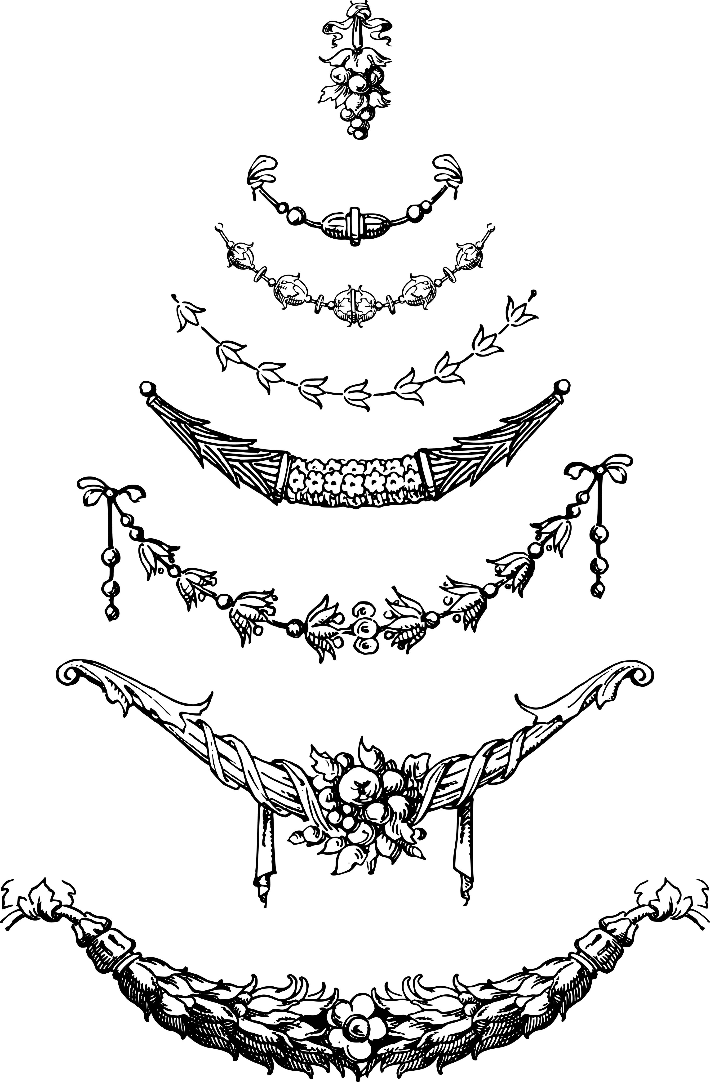 3000x4571 Vintage Garland Vector Images Oh So Nifty Vintage Graphics