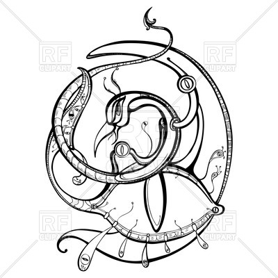 400x400 Sketch Of Indonesia Garuda Bird Vector Image Vector Artwork Of