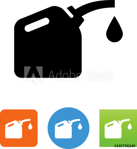 459x500 Gas Can With Drop Icon