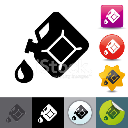 440x440 Gas Can Icon Solicosi Series Stock Vector