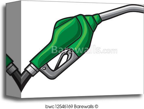 498x379 Canvas Print Of Fuel Pump Vector Barewalls Posters Amp Prints