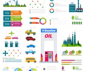 280x235 Gas Station Vector