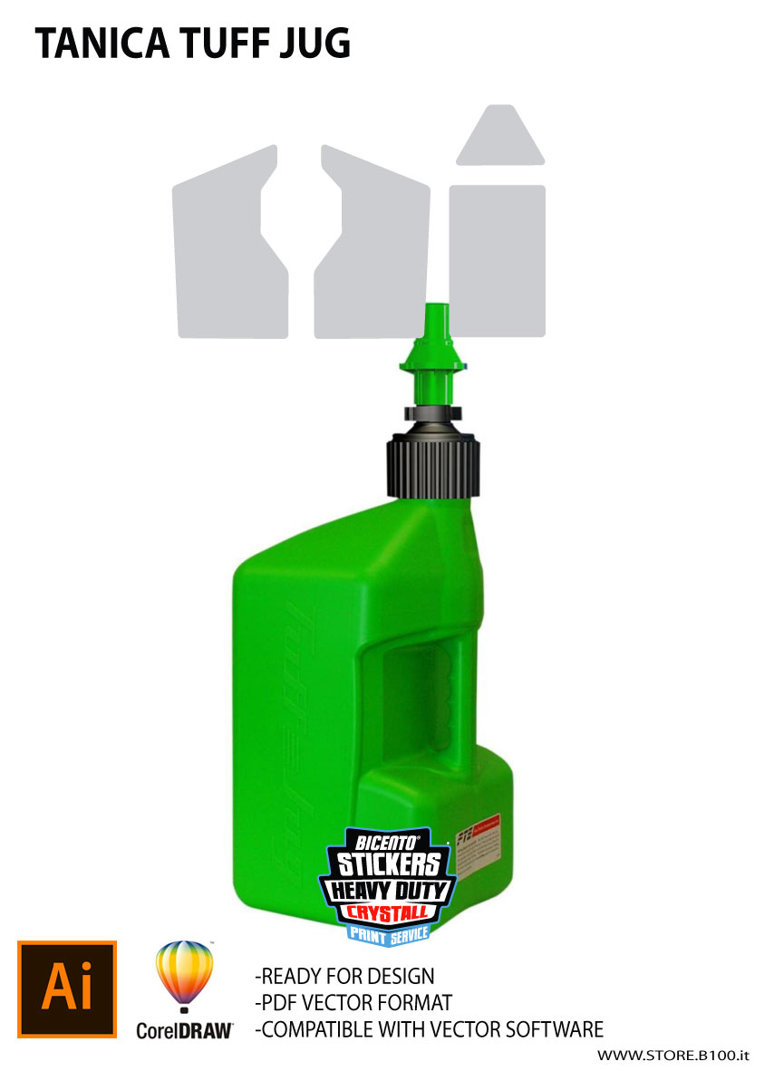 854x1182 Gas Tank Tuff Jug Template Vector Accessories Template B100.it