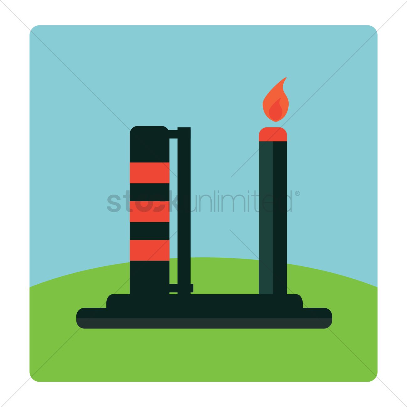 1300x1300 Gas Tank Vector Image