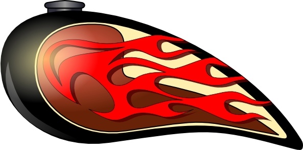 593x293 Chopper Gas Tank Clip Art Free Vector In Open Office Drawing Svg