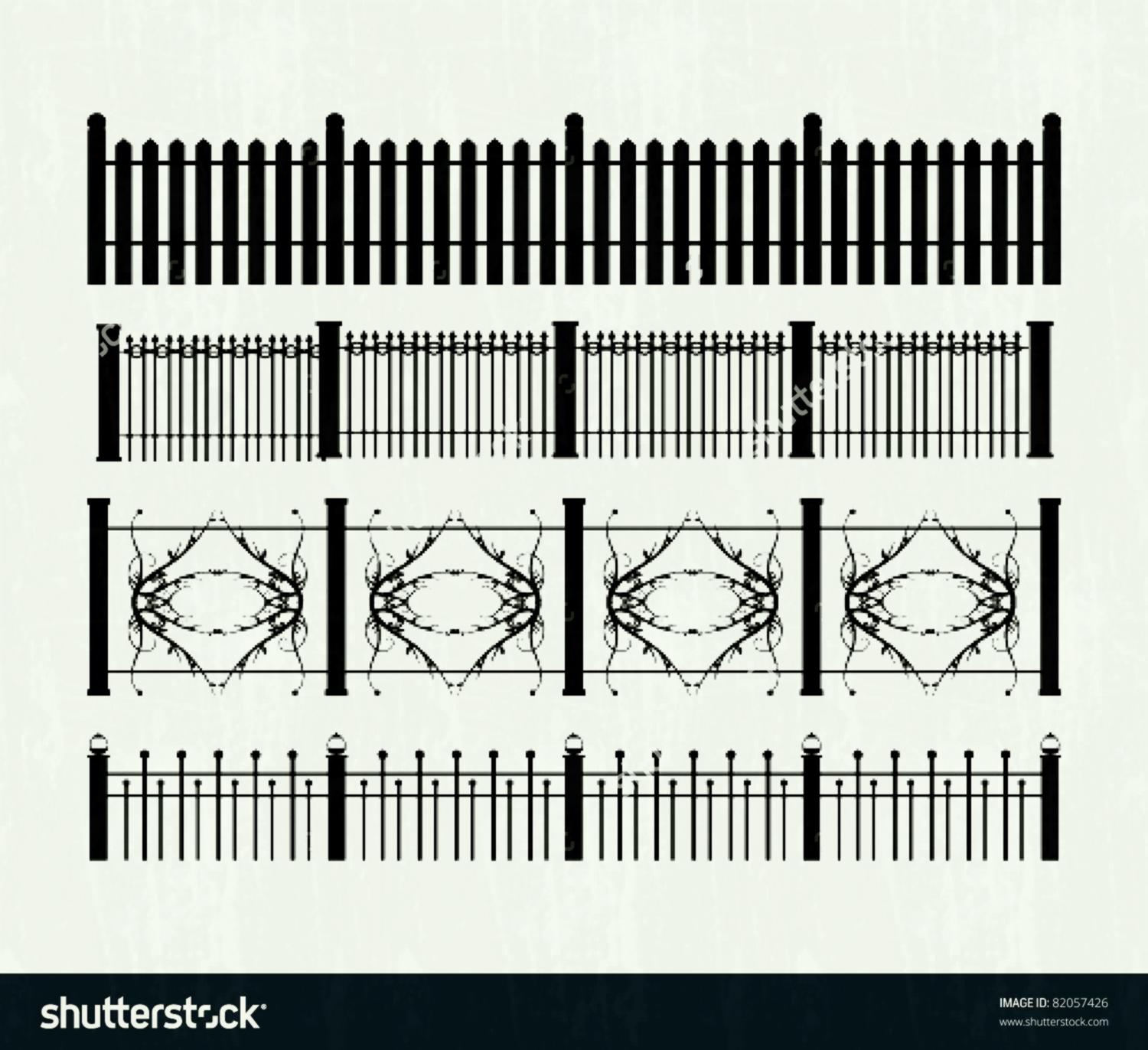 1500x1372 Garden Gate Stock Vectors Vector Clip Art Black And White Wrought