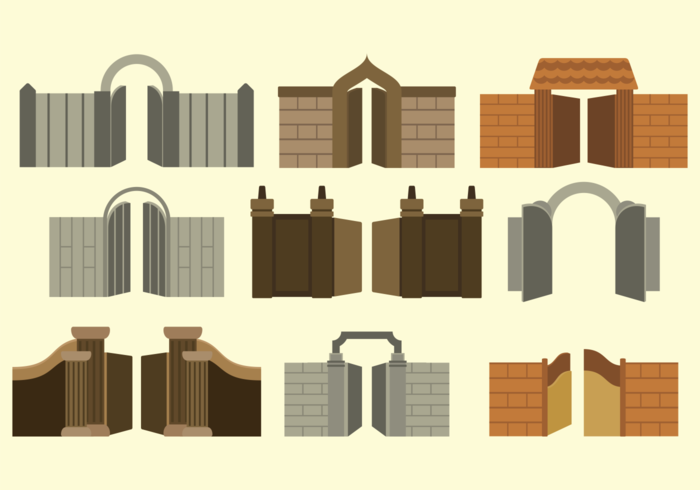 700x490 Open Gate Vector