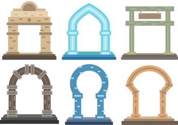 352x247 Free Decorative Gate Vector Free Vector Download 410131 Cannypic