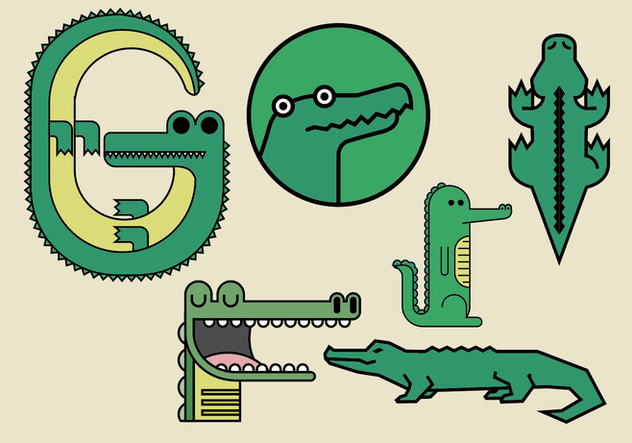 632x443 Gator Vector Illustrations Free Vector Download 371341 Cannypic