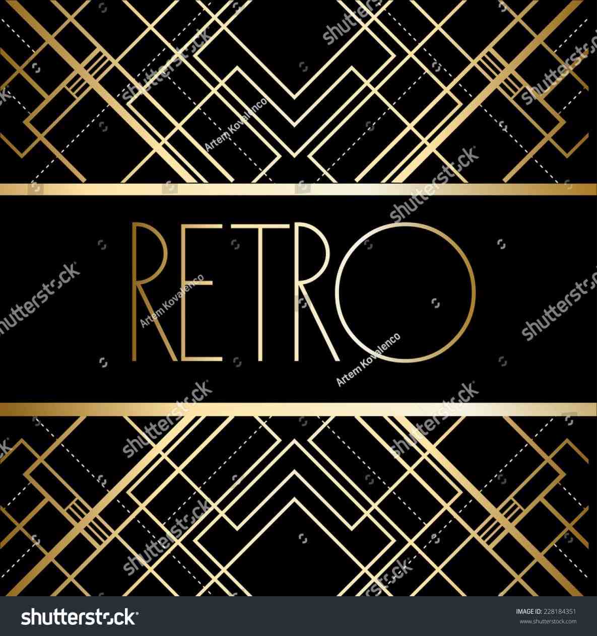 1185x1263 Deco Style Vector Stock Rhshutterstockcom Great Gatsby Pattern