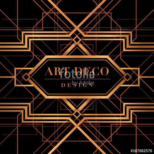 500x500 Art Deco, Gatsby, Frames, Geometric, Glamour, Stock Image And