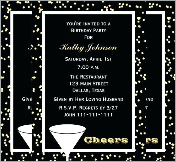561x517 Invitation Template Free Adult Birthday Templates Sample Example