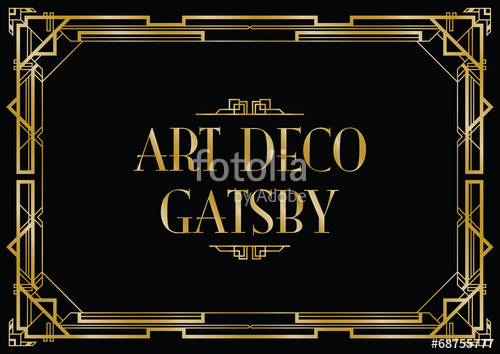 500x354 Gatsby Art Deco Background Stock Image And Royalty Free Vector
