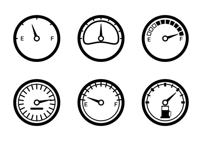 700x490 Fuel Gauge Vector