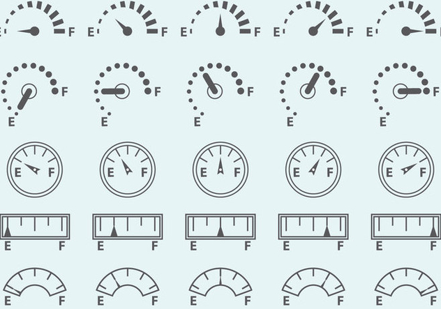 632x443 Fuel Gauge Vector Icons Free Vector Download 334873 Cannypic
