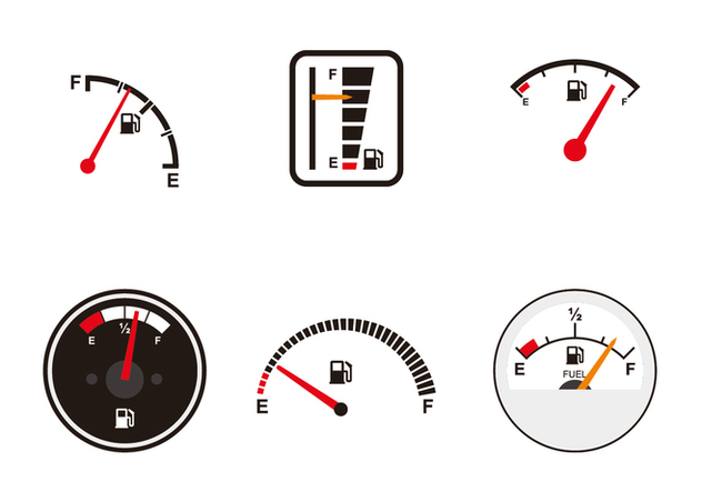 632x443 Various Fuel Gauge Vectors Free Vector Download 335755 Cannypic