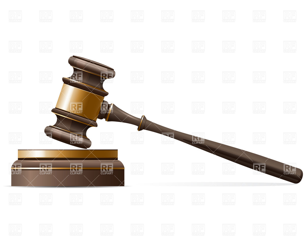 1200x960 Judge Gavel And Sound Block Vector Image Vector Artwork Of