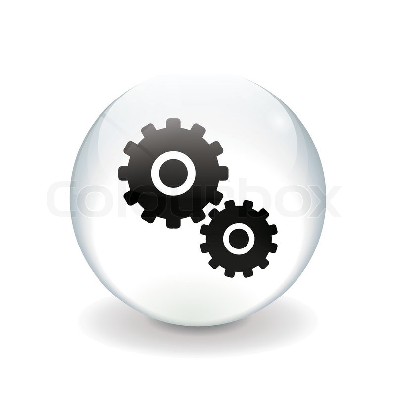 800x800 Round White Button