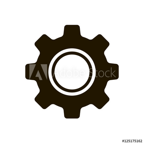 500x500 Settings , Gear Icon Vector