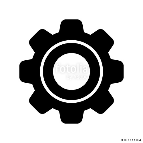500x500 Gear Icon, Service Icon, Maintenance Icon Vector Stock Image And
