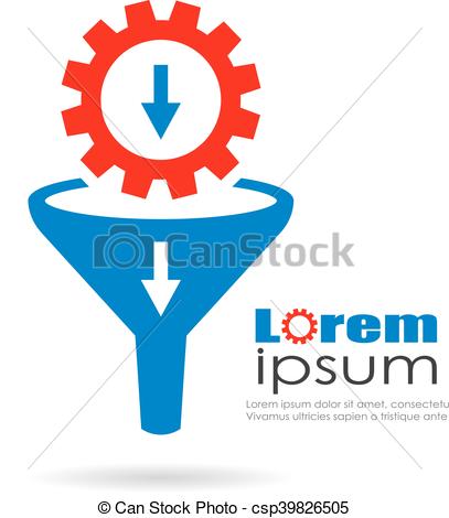 407x470 Abstract Gear Logo Isolated On White Background.